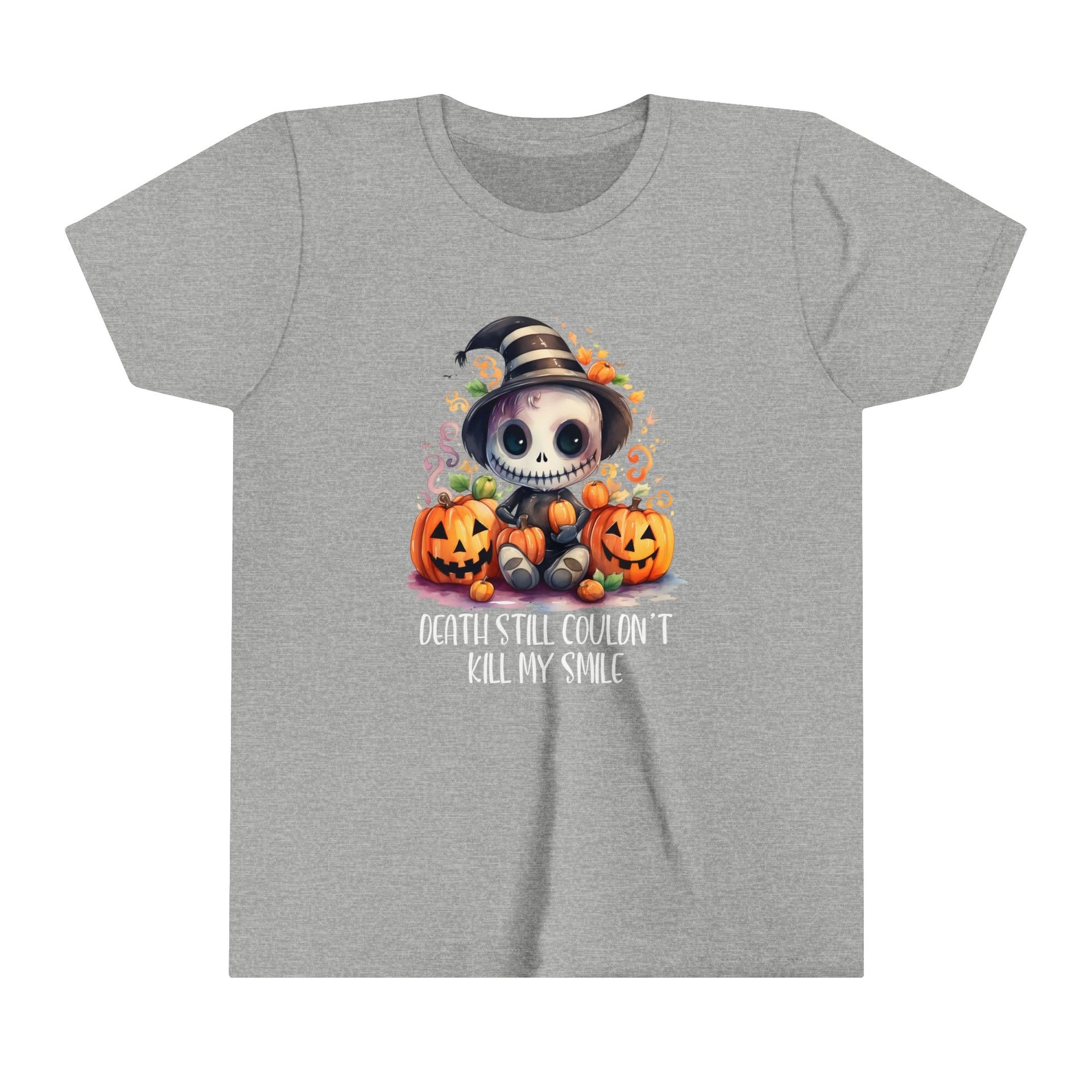 Halloween Youth Tee Athletic Heather S Kids clothes by Printify | Akron Pride Custom Tees