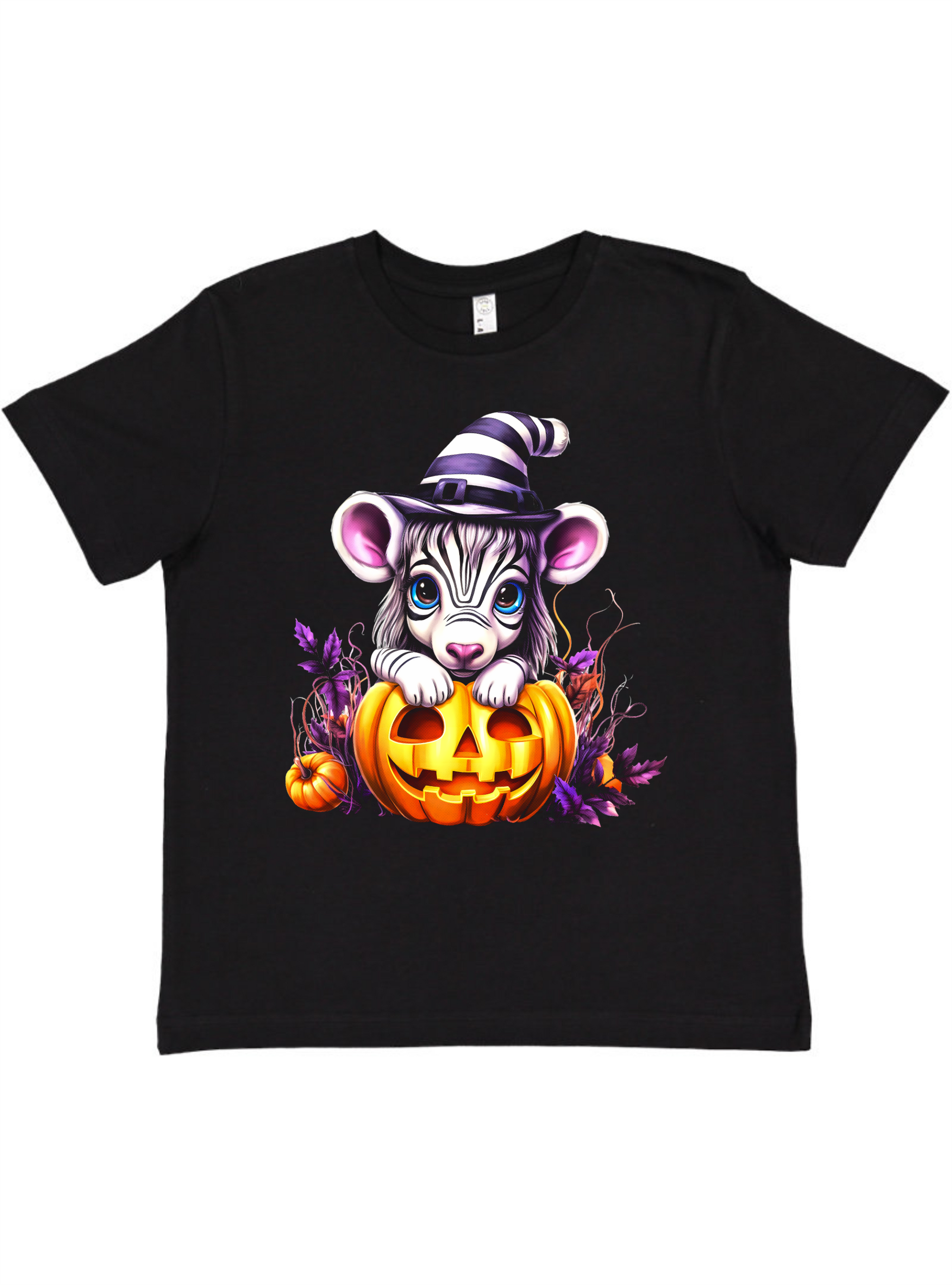 Halloween Zebra Youth Tee Adult Shirt by Akron Pride Custom Tees | Akron Pride Custom Tees