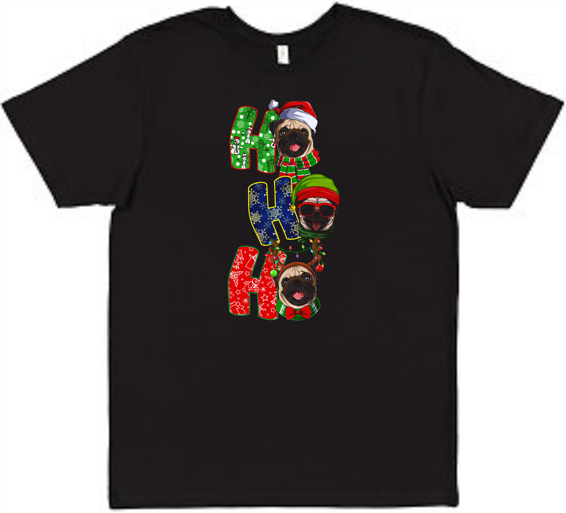 Ho Ho Ho Tee Adult Shirt by Akron Pride Custom Tees | Akron Pride Custom Tees