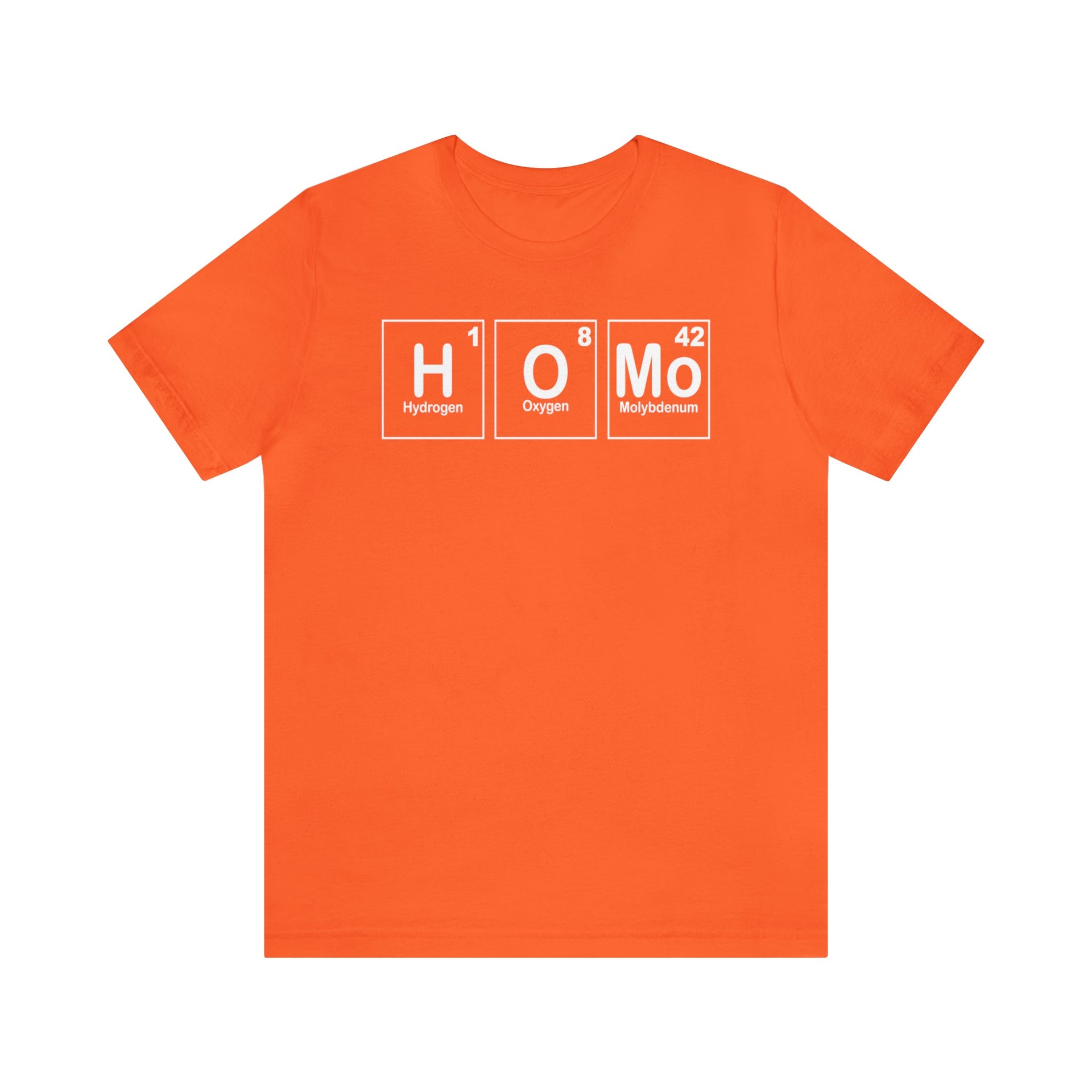 HOMO Tee Orange S T-Shirt by Printify | Akron Pride Custom Tees