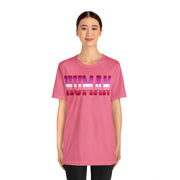 Human Lesbian Pride Tee Charity Pink S T-Shirt by Printify | Akron Pride Custom Tees