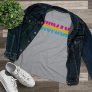 Human Pan Ladies Tee T-Shirt by Printify | Akron Pride Custom Tees