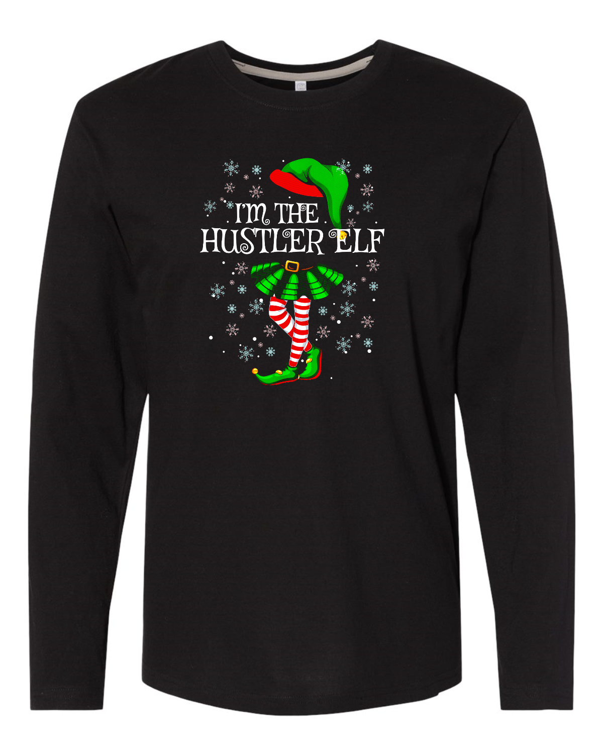 Hustler Elf Long Sleeve Tee Akron Pride Custom Tees