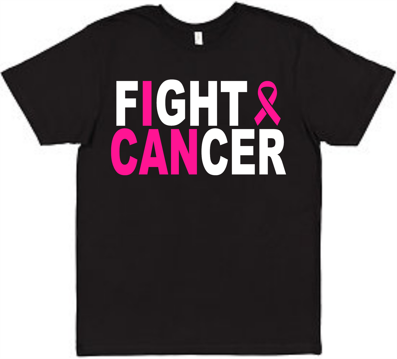 I Can Fight Cancer Tee Adult Shirt by Akron Pride Custom Tees | Akron Pride Custom Tees