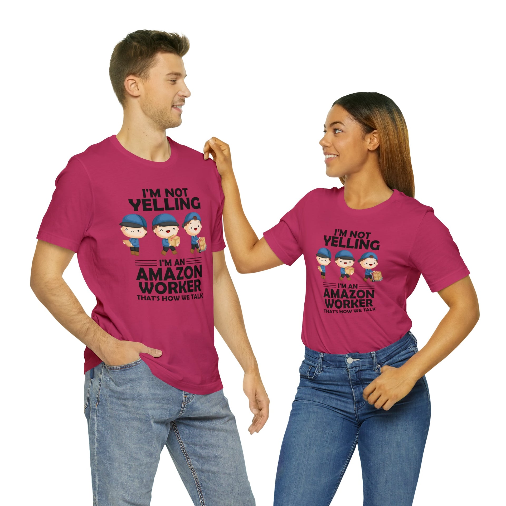 I'm Not Yelling Tee T-Shirt by Printify | Akron Pride Custom Tees