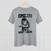 Jesus OMG Ladies Tee T-Shirt by Printify | Akron Pride Custom Tees