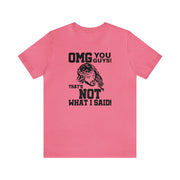 Jesus OMG Tee Charity Pink S T-Shirt by Printify | Akron Pride Custom Tees