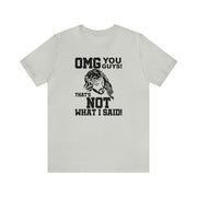 Jesus OMG Tee Silver S T-Shirt by Printify | Akron Pride Custom Tees