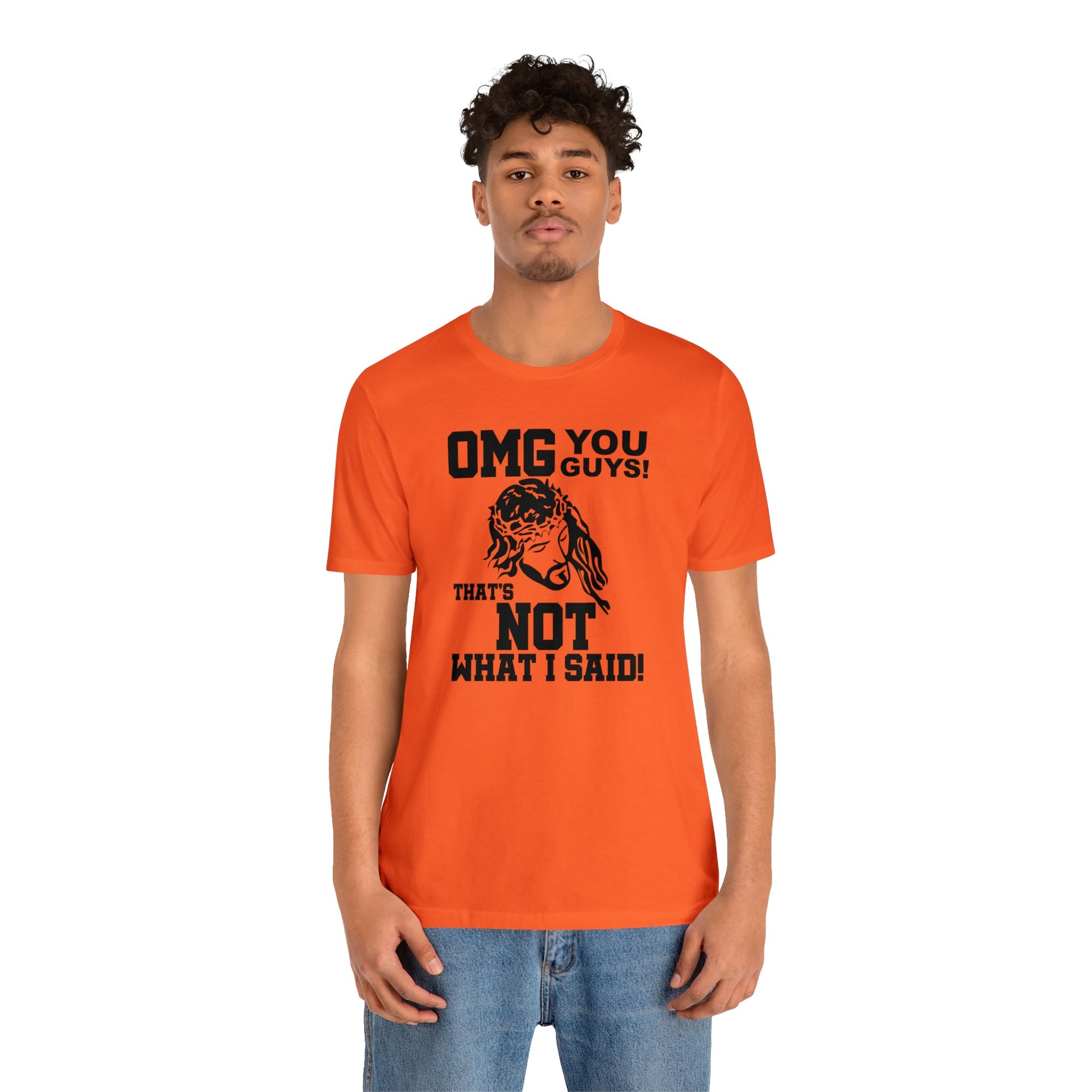 Jesus OMG Tee T-Shirt by Printify | Akron Pride Custom Tees
