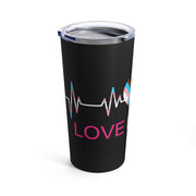 Love is Love Pride Tumbler 20oz Akron Pride Custom Tees