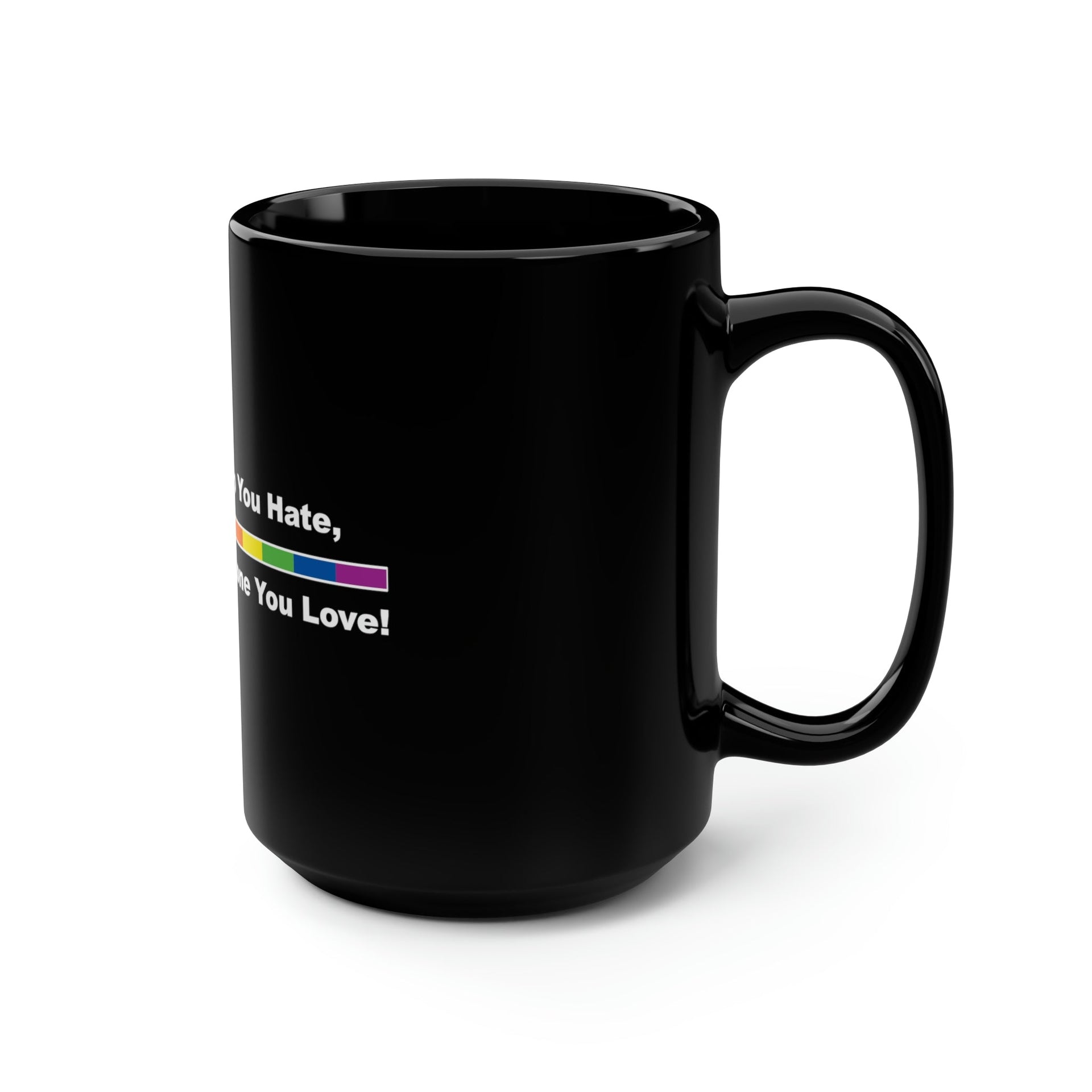 Love Pride Mug 15oz Mug by Printify | Akron Pride Custom Tees