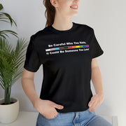 Love Pride Tee Black S T-Shirt by Printify | Akron Pride Custom Tees