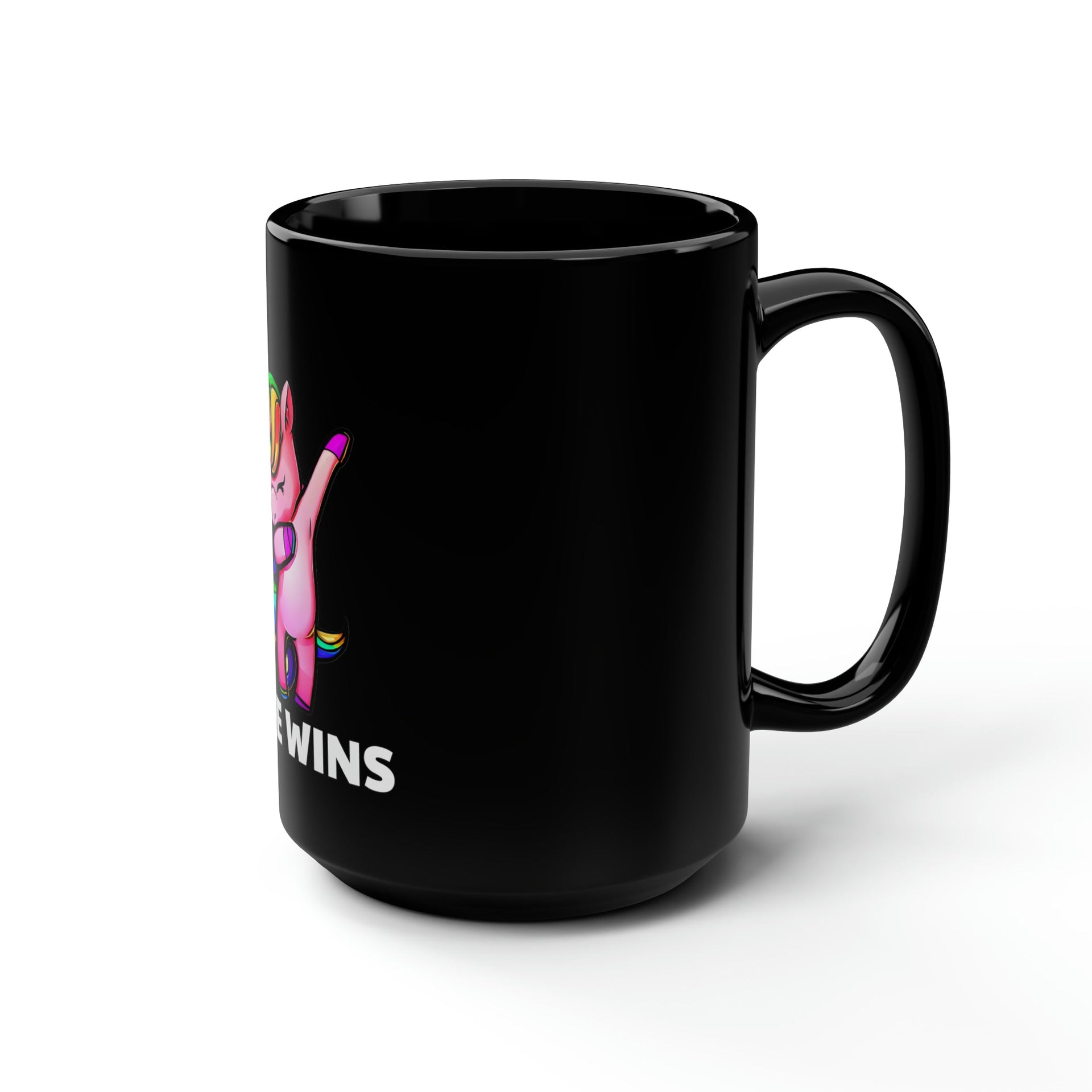 Love Wins Pride Mug 15oz Mug by Printify | Akron Pride Custom Tees