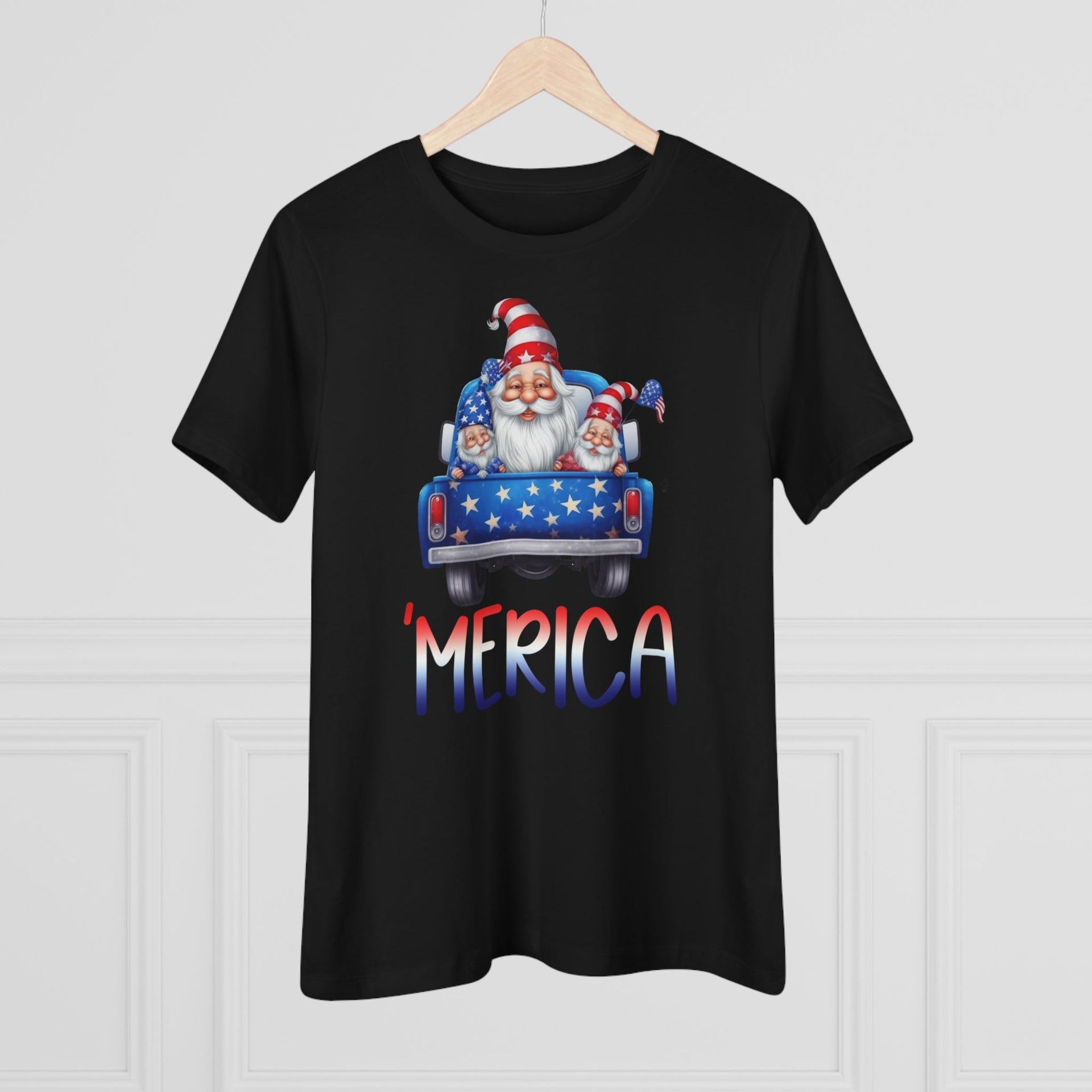 Merica Ladies Tee T-Shirt by Printify | Akron Pride Custom Tees
