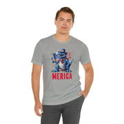 Merica Tee Athletic Heather S T-Shirt by Printify | Akron Pride Custom Tees