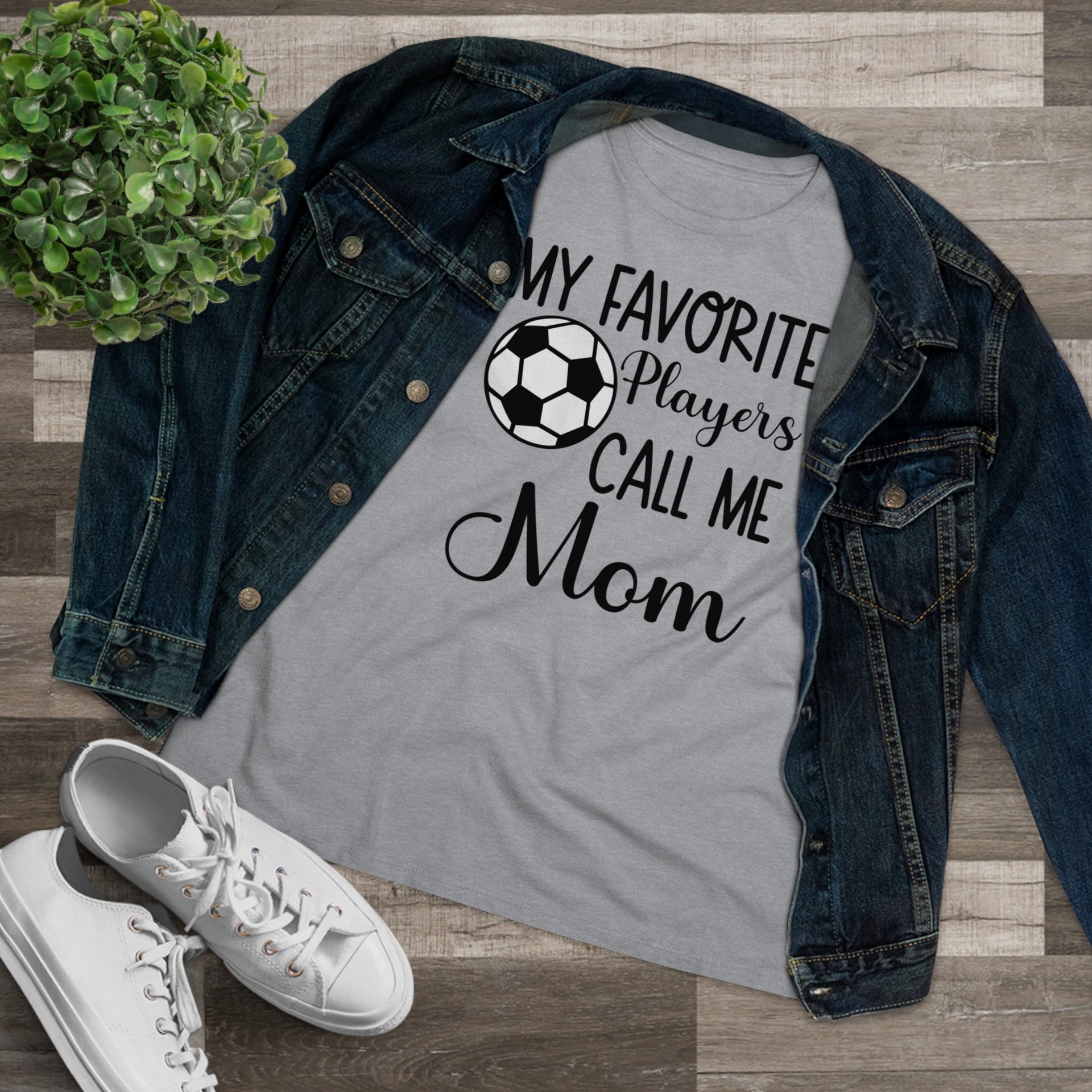MOM Soccer Ladies Tee T-Shirt by Printify | Akron Pride Custom Tees