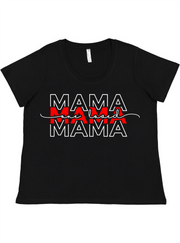 One Loved Mama Ladies Tee Ladies Shirt by Akron Pride Custom Tees | Akron Pride Custom Tees