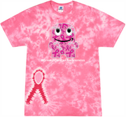 Peccy Cancer Tie Dye Tee Adult Shirt by Akron Pride Custom Tees | Akron Pride Custom Tees