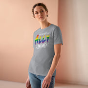 Pride Ally Ladies Tee Athletic Heather S T-Shirt by Printify | Akron Pride Custom Tees