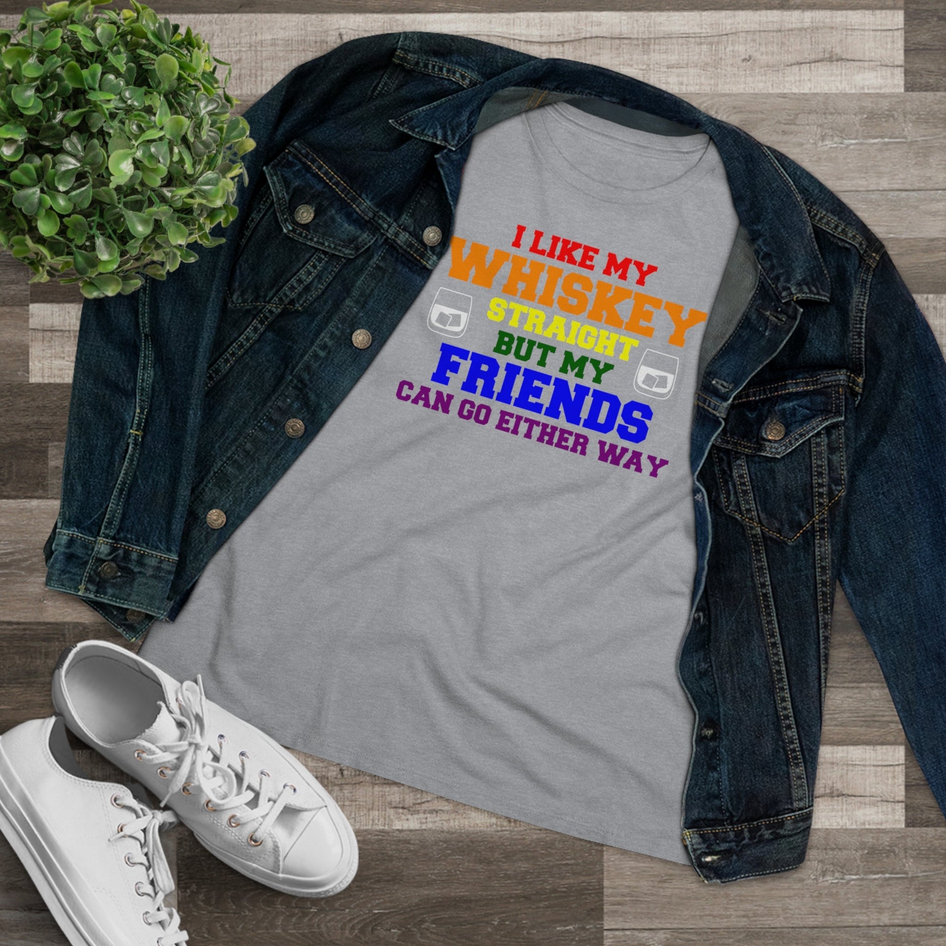 Pride Ally Ladies Tee T-Shirt by Printify | Akron Pride Custom Tees