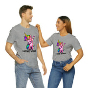 Pride Tee Athletic Heather S T-Shirt by Printify | Akron Pride Custom Tees
