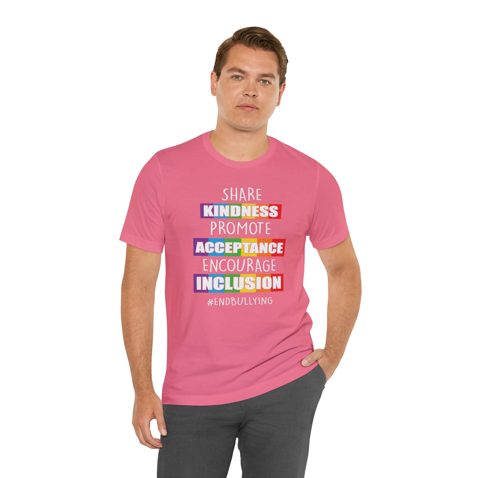 Pride Tee Charity Pink S T-Shirt by Printify | Akron Pride Custom Tees
