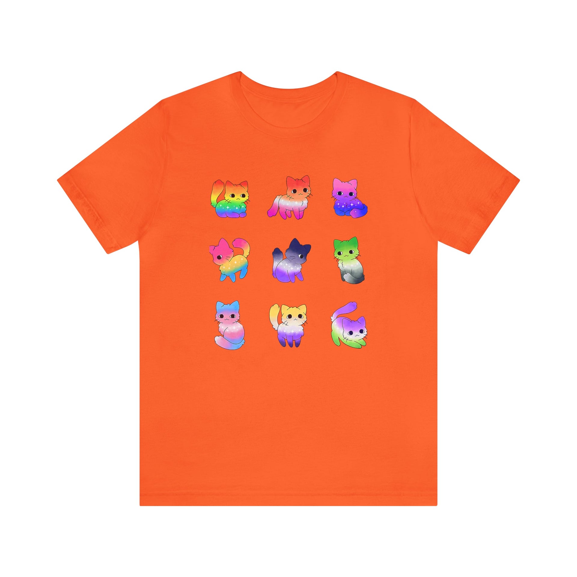Pride Tee Orange S T-Shirt by Printify | Akron Pride Custom Tees