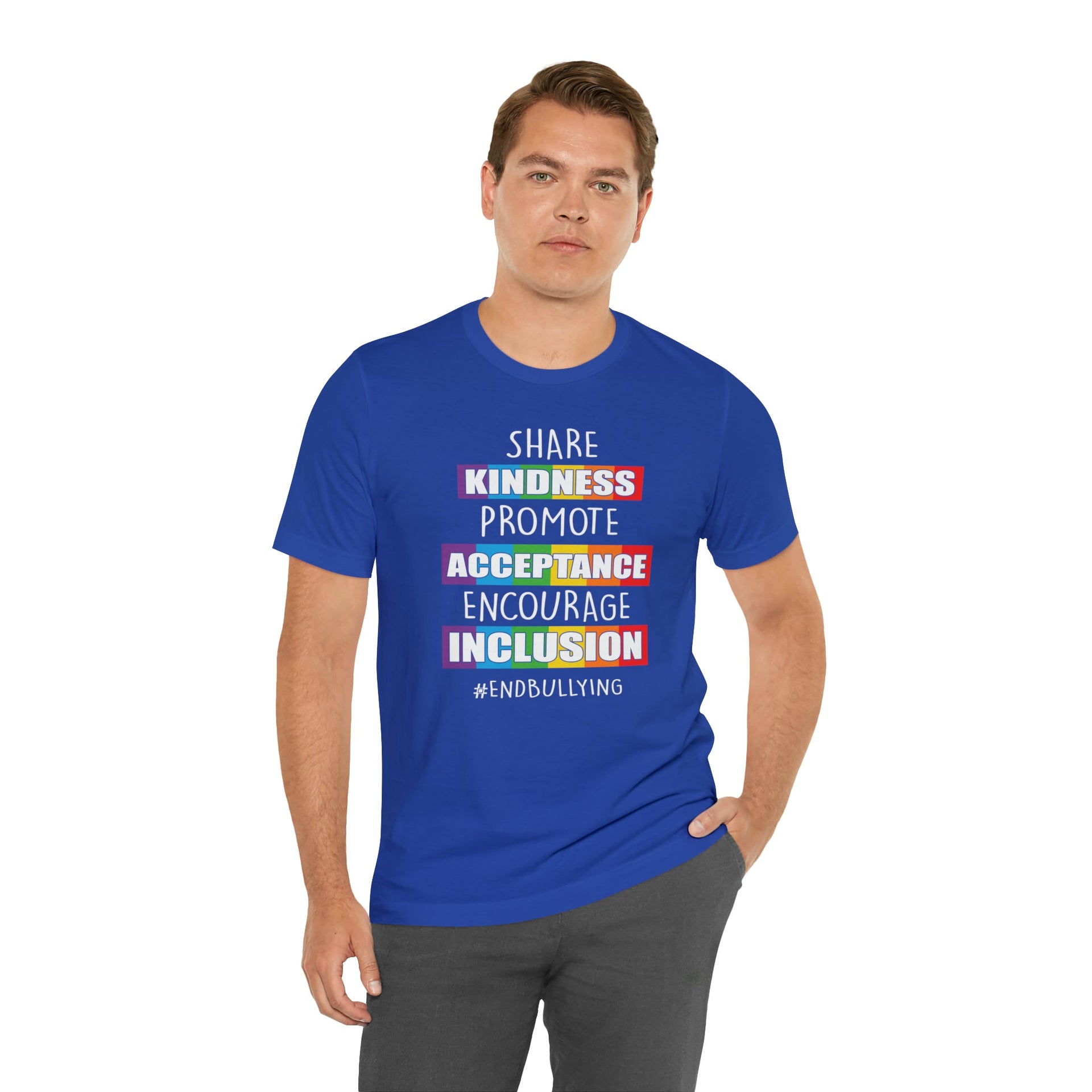 Pride Tee True Royal S T-Shirt by Printify | Akron Pride Custom Tees