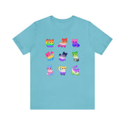 Pride Tee Turquoise S T-Shirt by Printify | Akron Pride Custom Tees