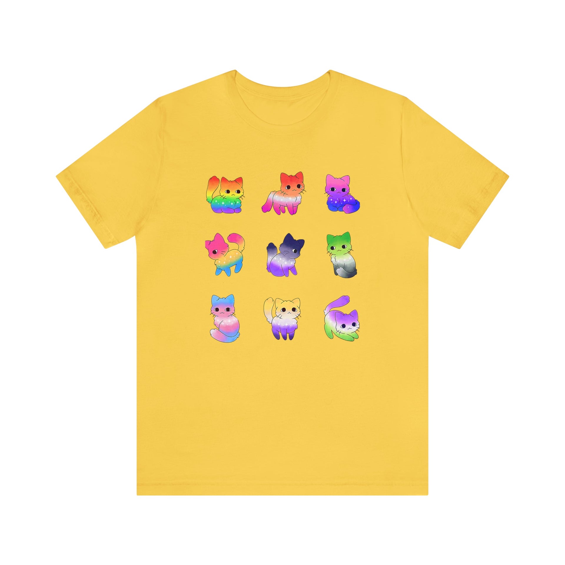 Pride Tee Yellow S T-Shirt by Printify | Akron Pride Custom Tees