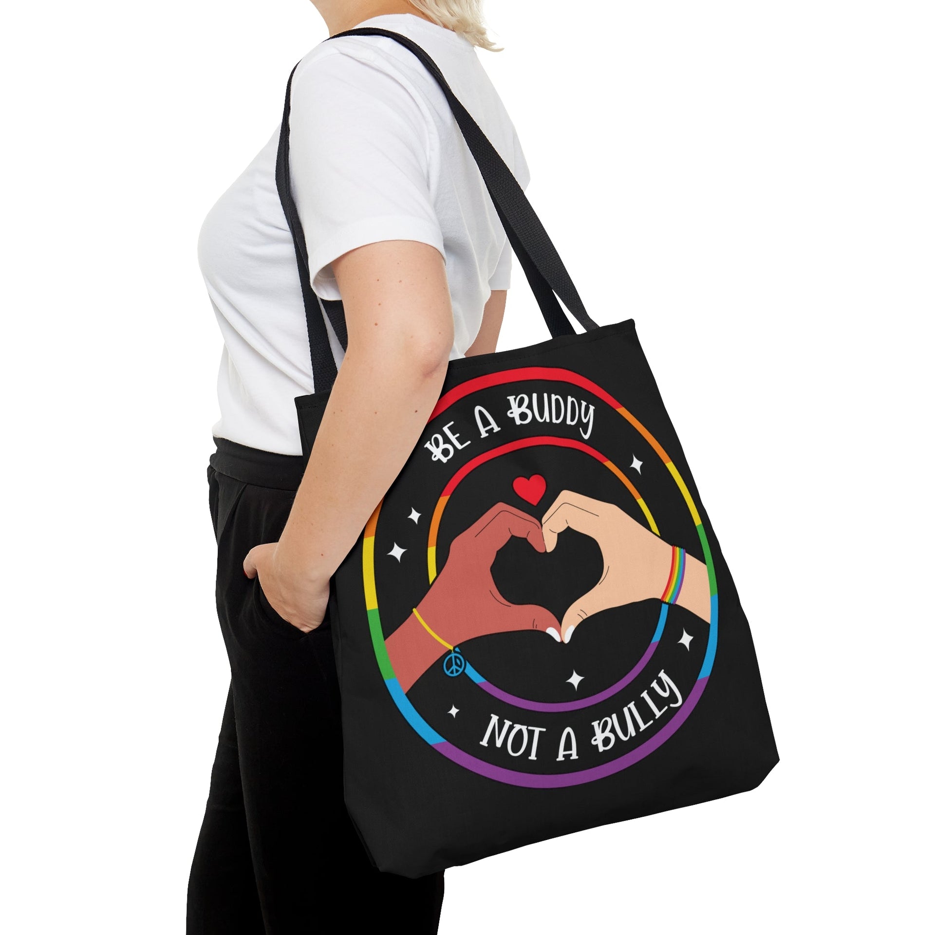 Pride Tote Bag Bags by Printify | Akron Pride Custom Tees