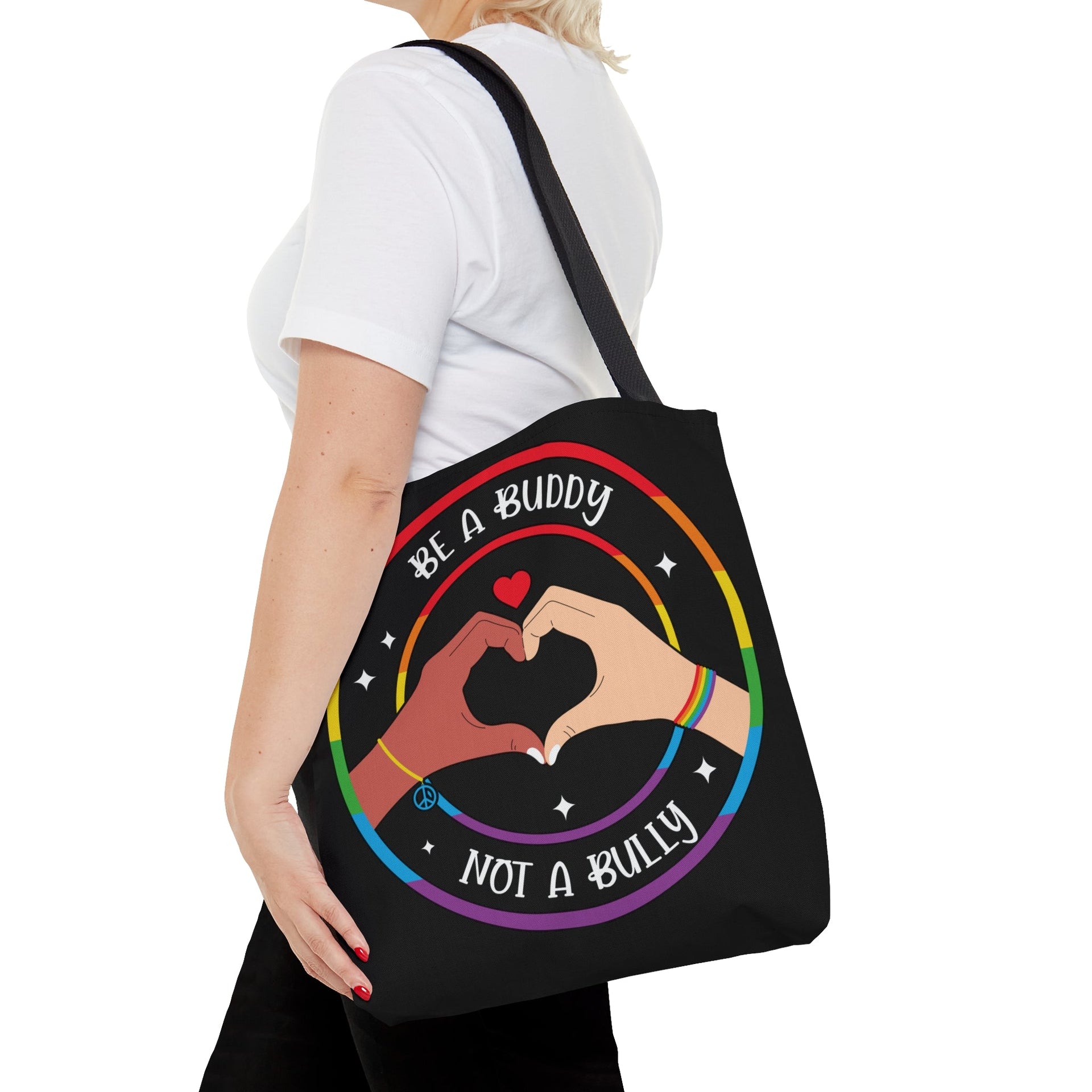 Pride Tote Bag Bags by Printify | Akron Pride Custom Tees