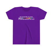 Pride Youth Tee Team Purple S Kids clothes by Printify | Akron Pride Custom Tees