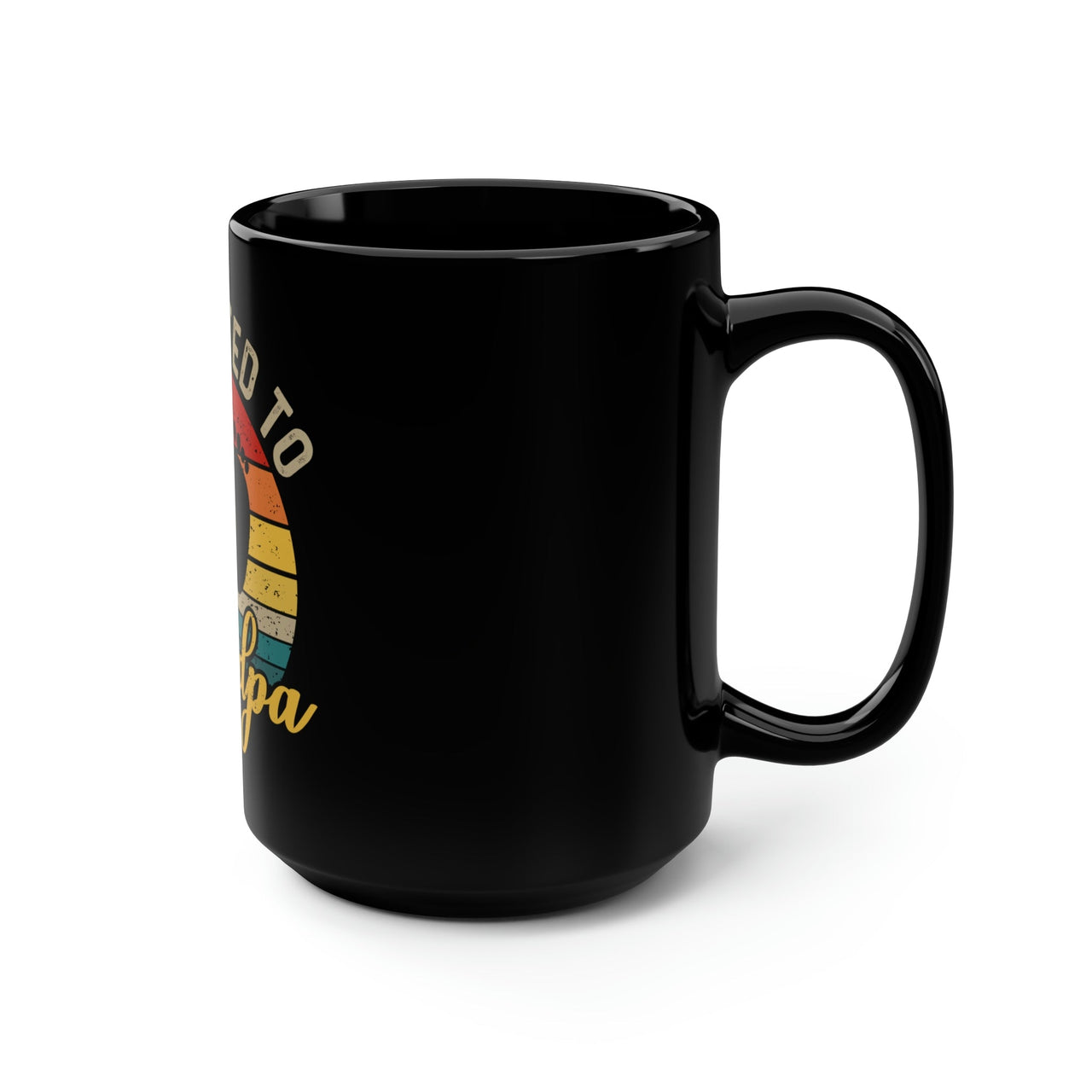 Promoted to Grandpa Mug 15oz Mug by Printify | Akron Pride Custom Tees
