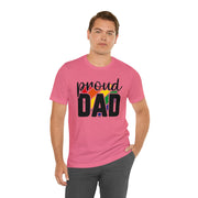 Proud Dad Pride Tee Charity Pink S T-Shirt by Printify | Akron Pride Custom Tees