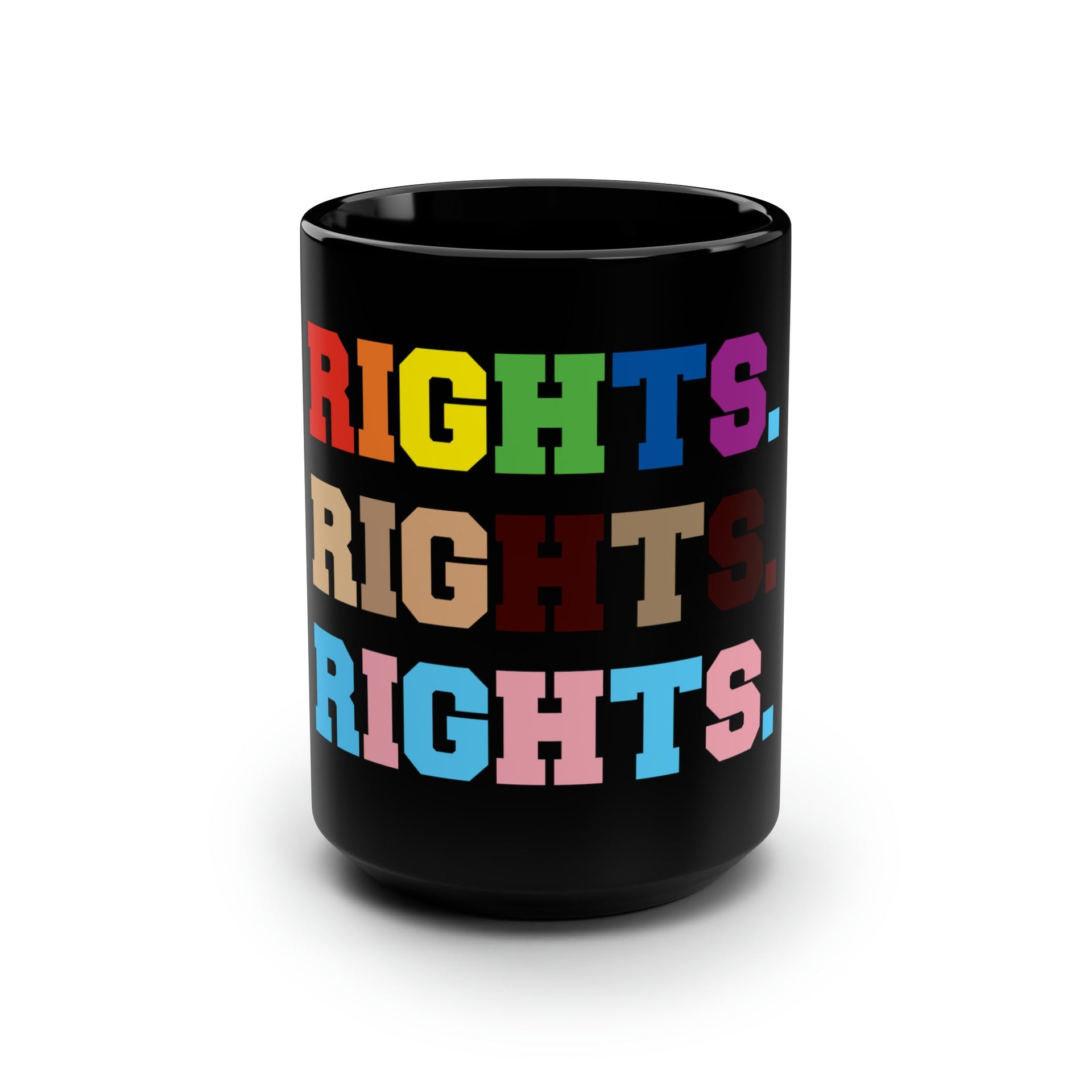 Rights Pride Mug 15oz Mug by Printify | Akron Pride Custom Tees