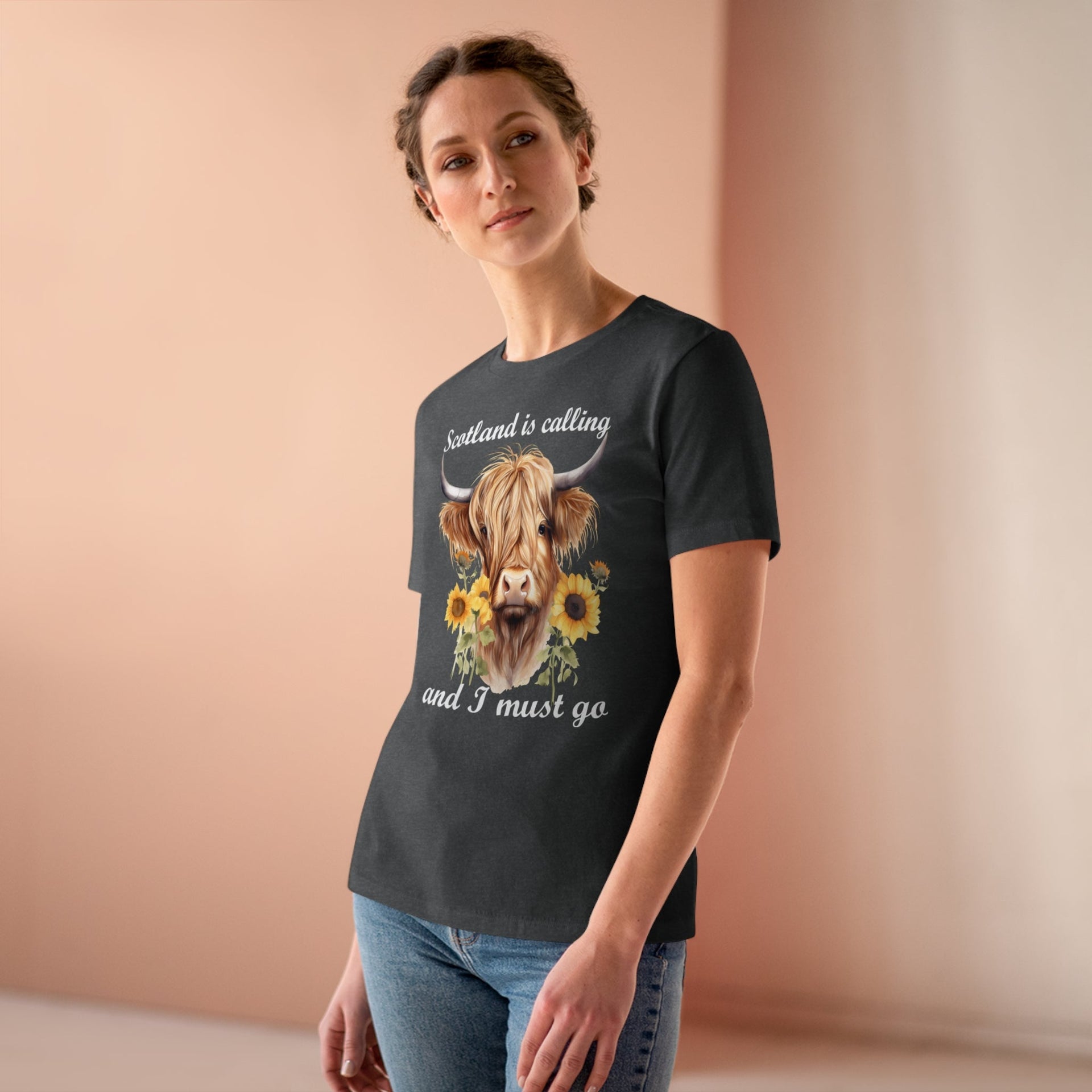 Scotland is calling Ladies Tee T-Shirt by Printify | Akron Pride Custom Tees