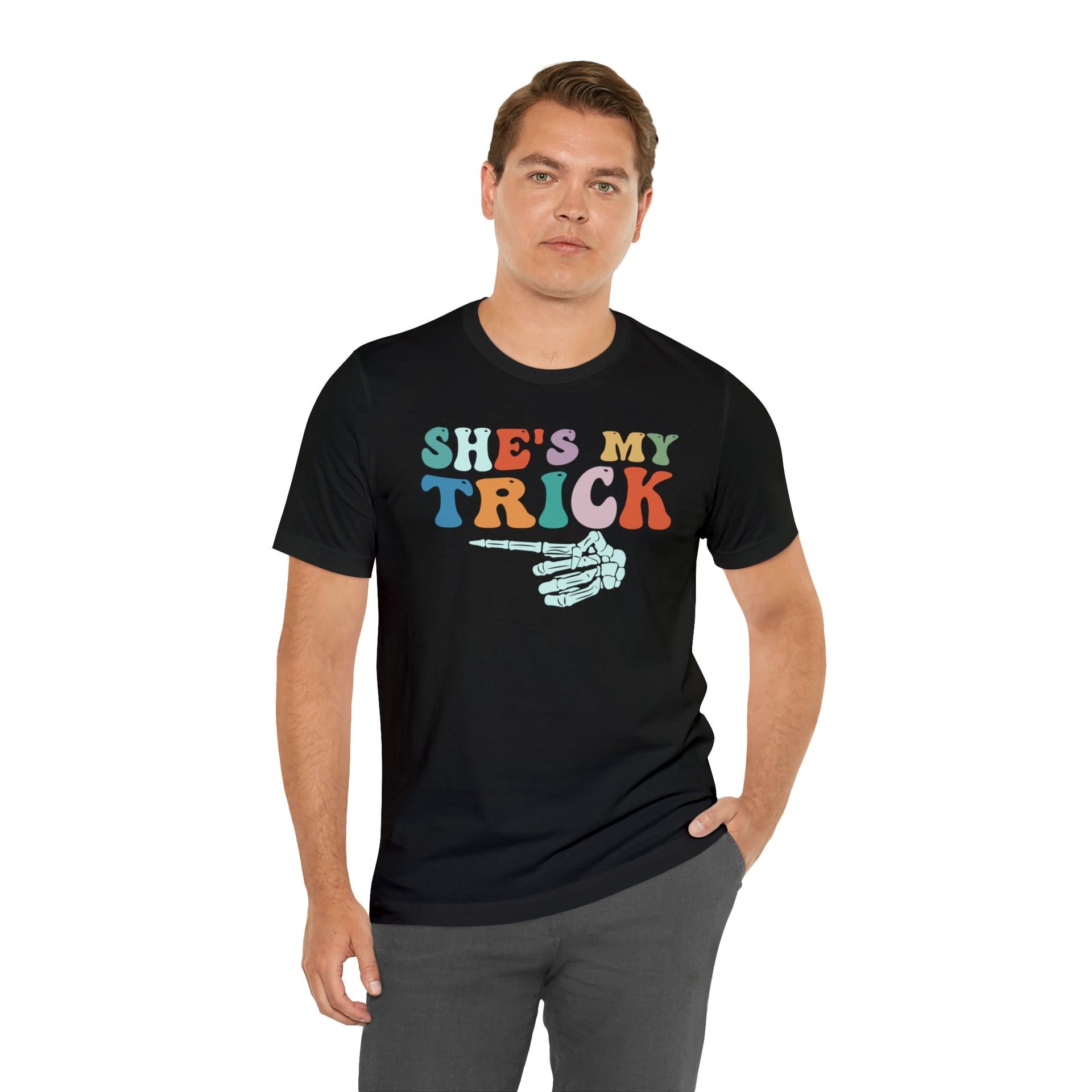She's my trick Tee Black S T-Shirt by Printify | Akron Pride Custom Tees