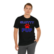 Slutty Pup Tee Black S T-Shirt by Printify | Akron Pride Custom Tees