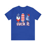 Suck It Tee True Royal S T-Shirt by Printify | Akron Pride Custom Tees