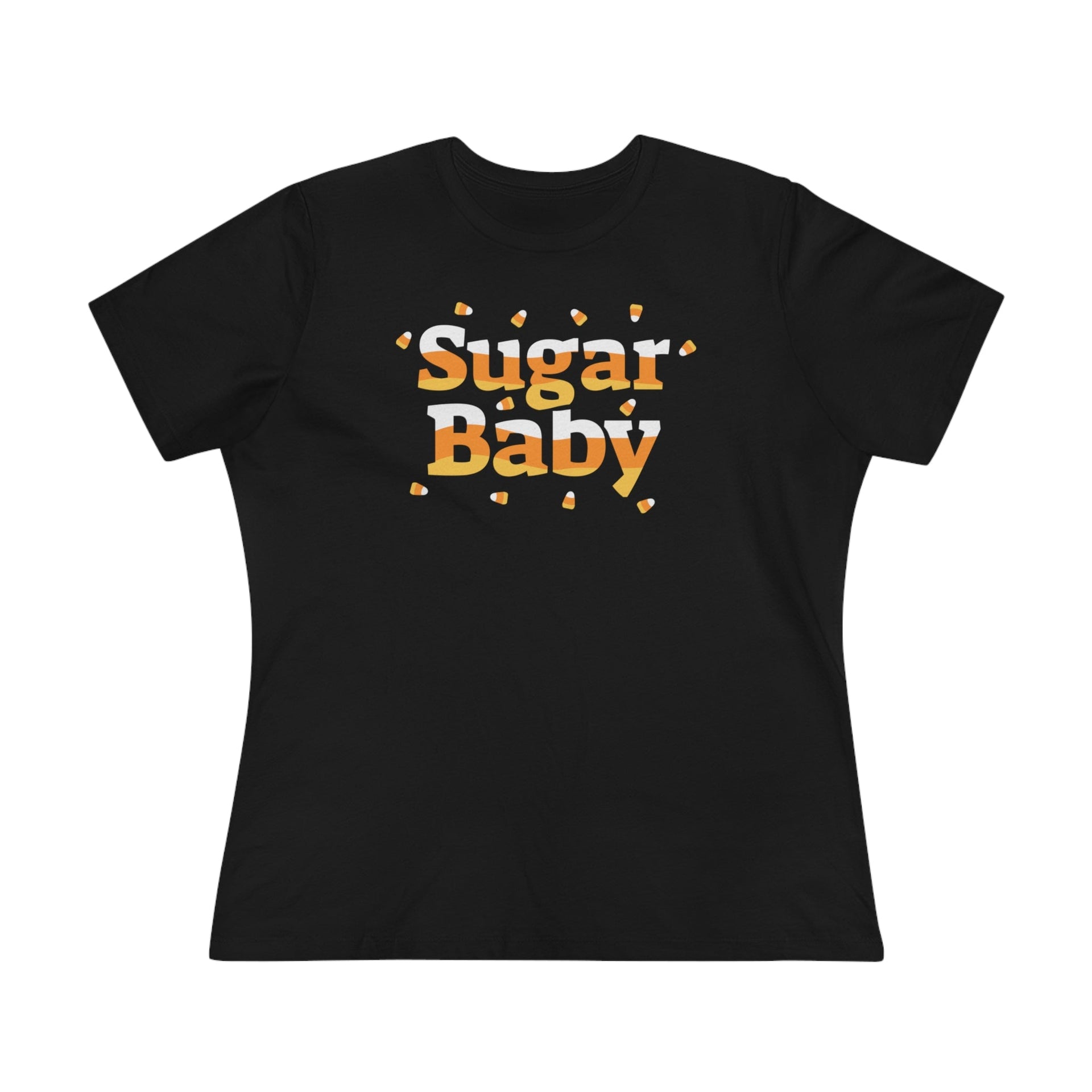 Sugar Baby Ladies Tee Black S T-Shirt by Printify | Akron Pride Custom Tees