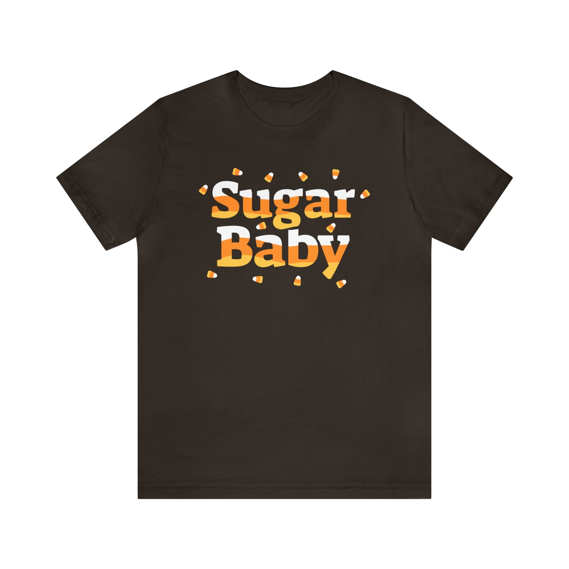 Sugar Baby Tee Brown S T-Shirt by Printify | Akron Pride Custom Tees
