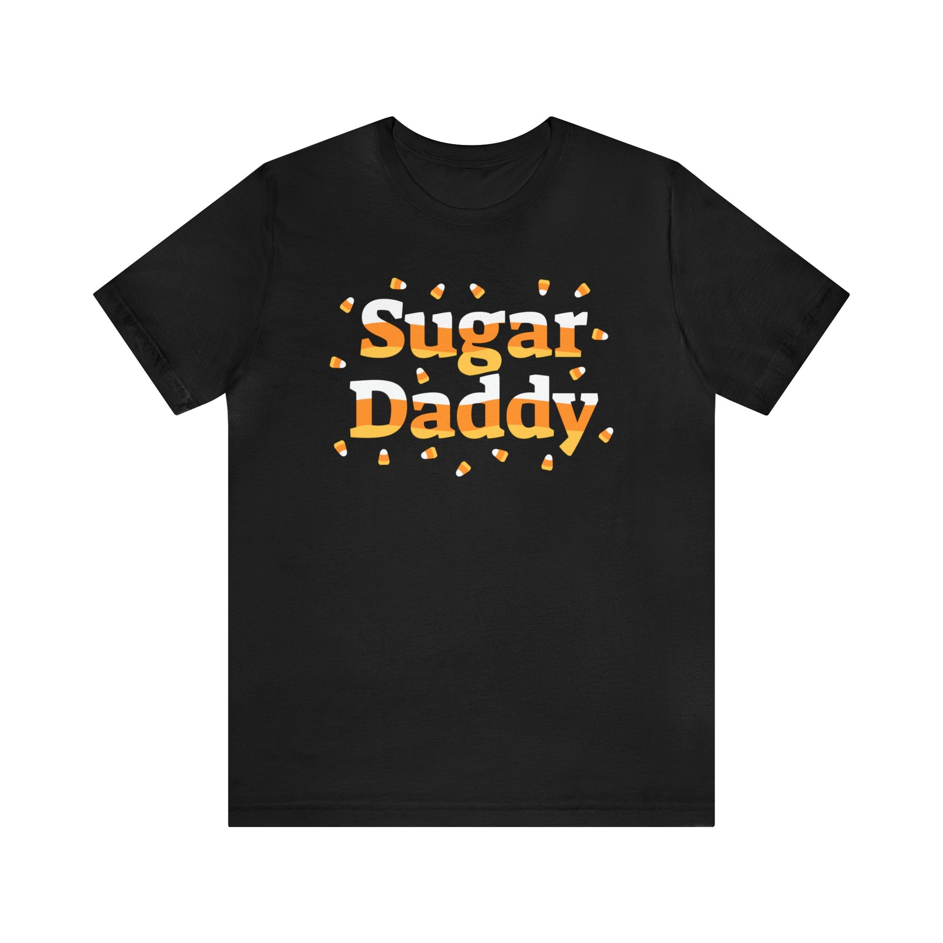 Sugar Daddy Tee Black S T-Shirt by Printify | Akron Pride Custom Tees