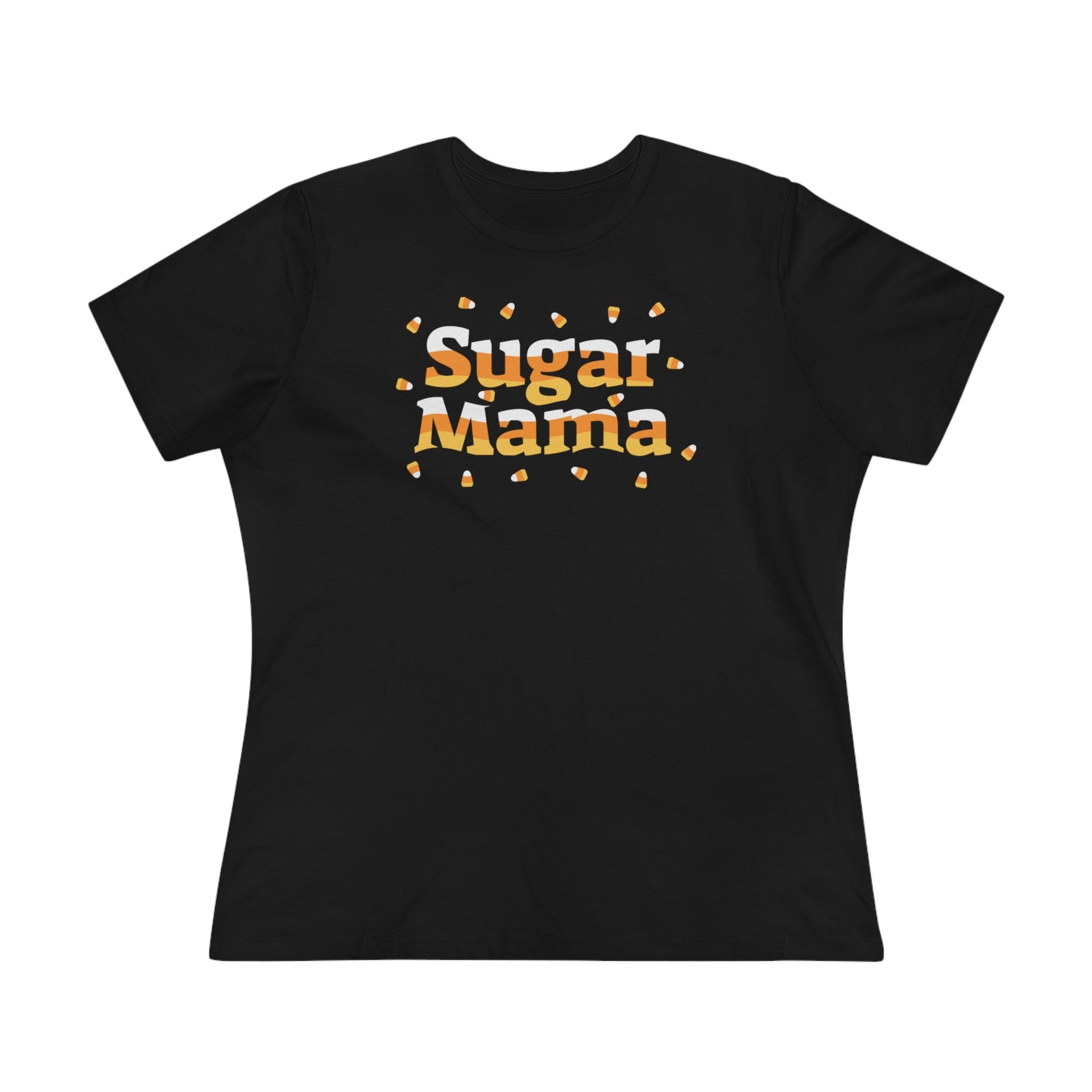 Sugar Mama Ladies Tee Black S T-Shirt by Printify | Akron Pride Custom Tees