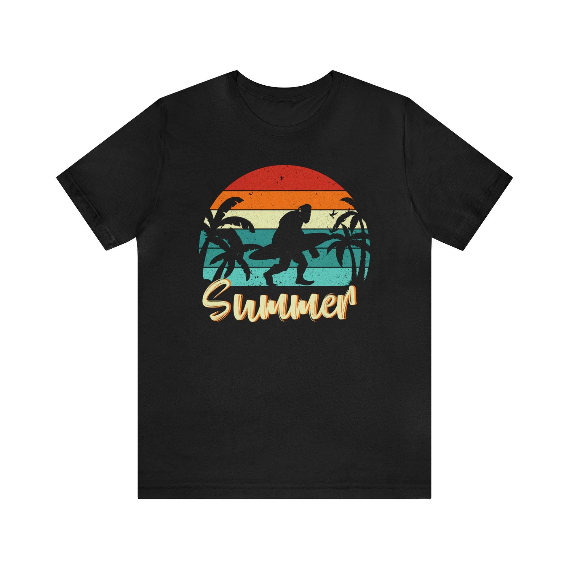 Summer Tee Black S T-Shirt by Printify | Akron Pride Custom Tees