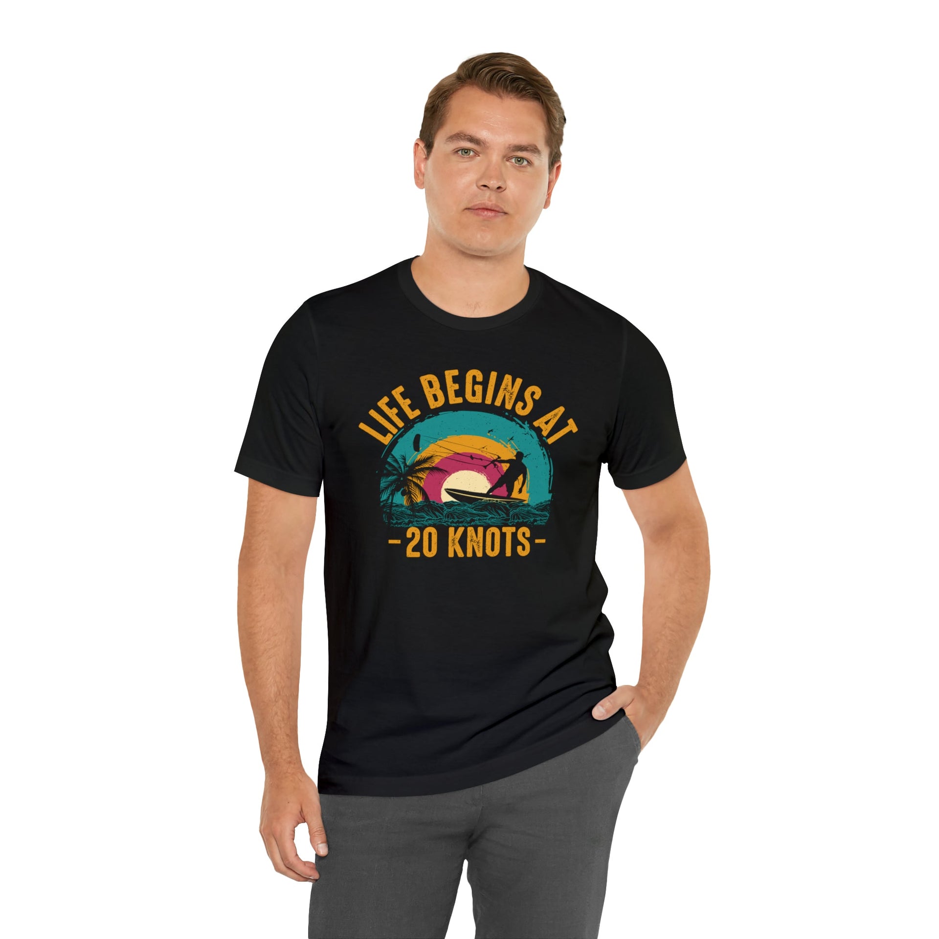 Summer Tee Black T-Shirt by Printify | Akron Pride Custom Tees