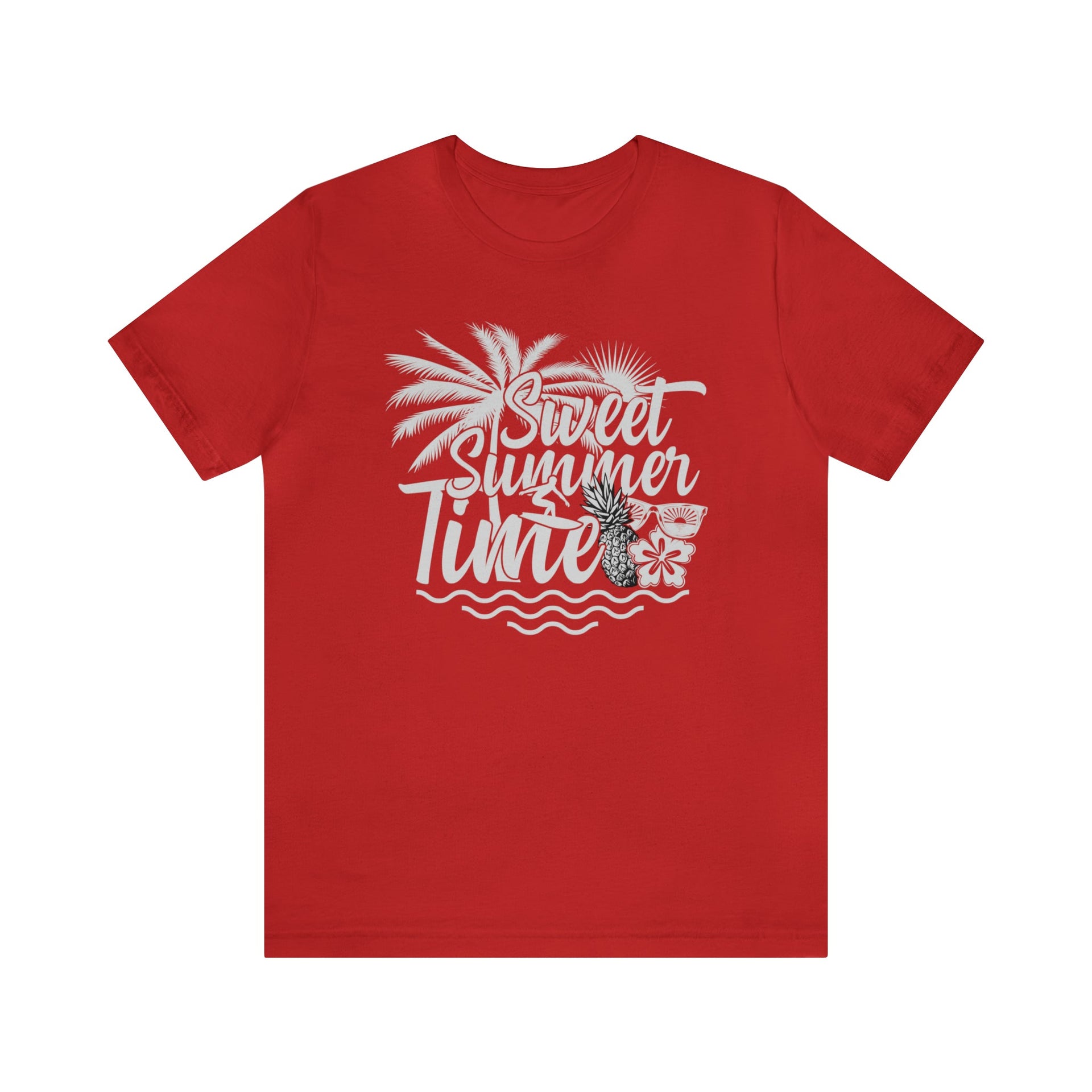 Summer Tee Red S T-Shirt by Printify | Akron Pride Custom Tees