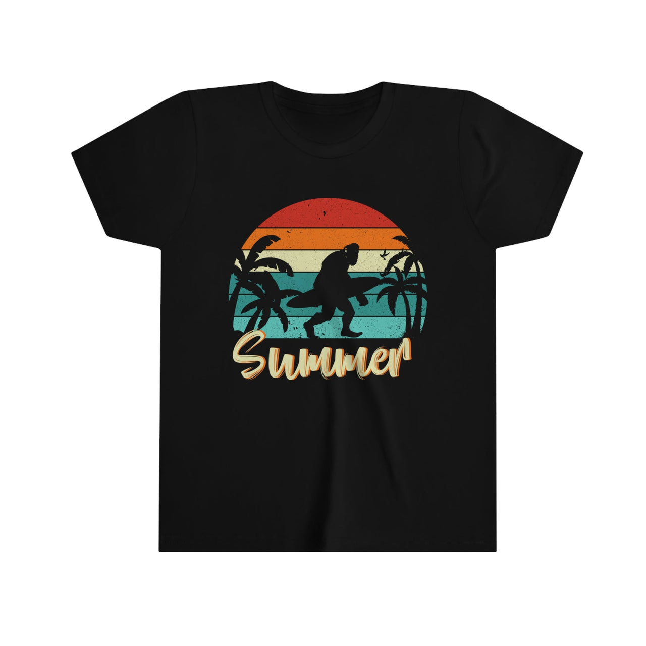 Summer Youth Tee Black S Kids clothes by Printify | Akron Pride Custom Tees