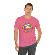 Super Gay Pride Tee Charity Pink S T-Shirt by Printify | Akron Pride Custom Tees