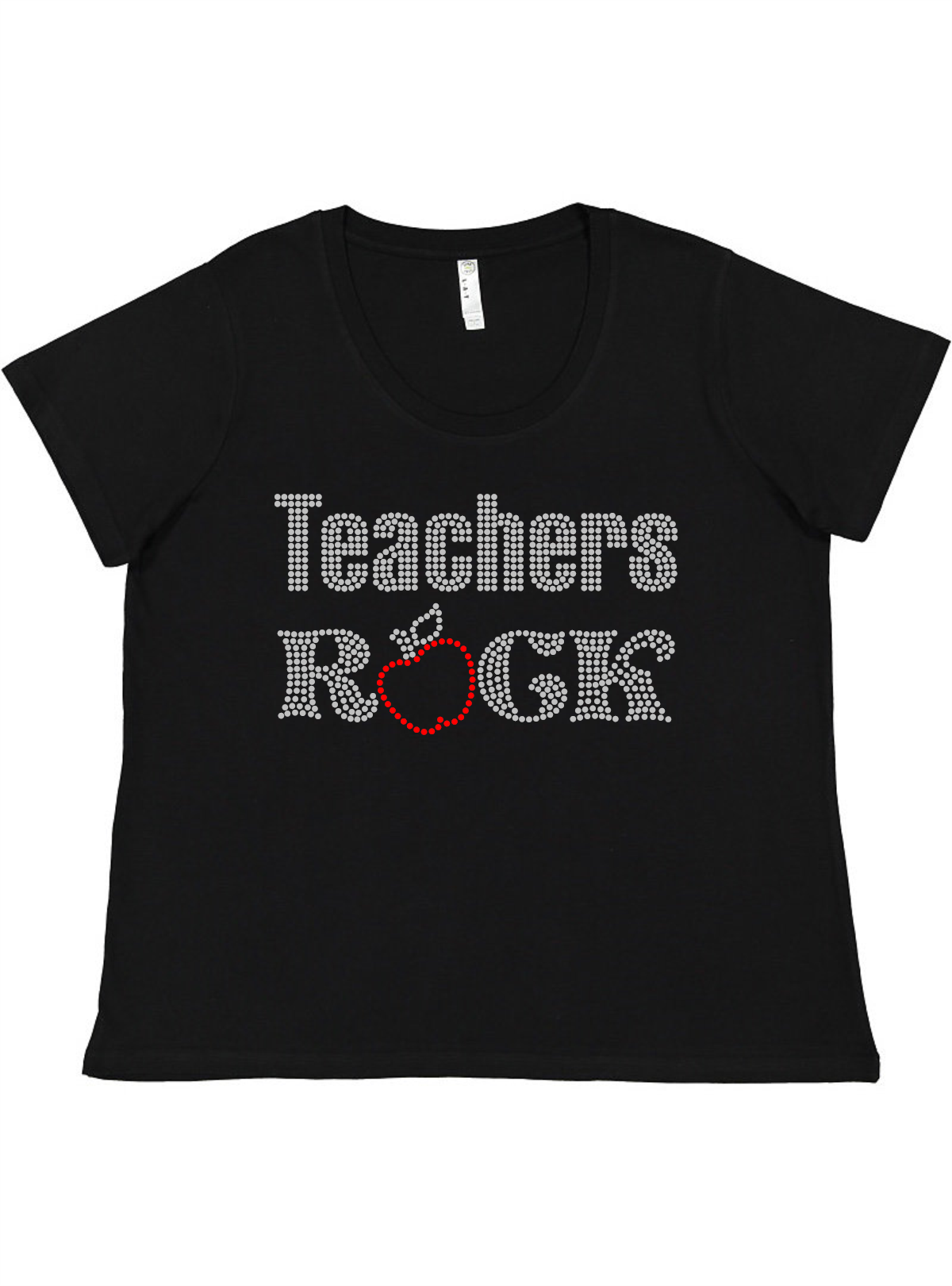 Teachers Rock Ladies Tee Ladies Shirt by Akron Pride Custom Tees | Akron Pride Custom Tees